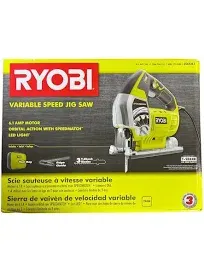 Ryobi JS651L1D 6.1 Amp Corded Variable Speed   Orbiting Jigsaw SPEEDMATCH