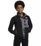 The North Face Boys' Forrest Fleece Mashup Jacket, Large, Black