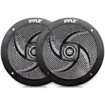 Pyle Marine Speakers - 5.25 inch Low Profile Slim Style Waterproof Wakeboard