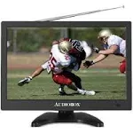 Audiobox 13&#034; Portable TV | HDMI, VGA, A/V, USB/SD Inputs | 3.5mm Output, AC/D...