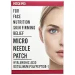 PATCH PRO Micro Eye Patch Hyaluronic Acid Fine Lines, Puffy Eyes, Forehead Lines Microneedle length 0.25mm Patches 4 Pairs