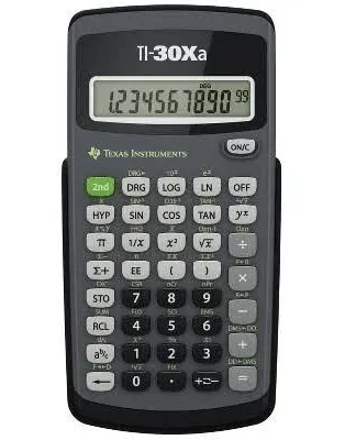 Texas Instruments TI-30XA Basic Scientific Calculator