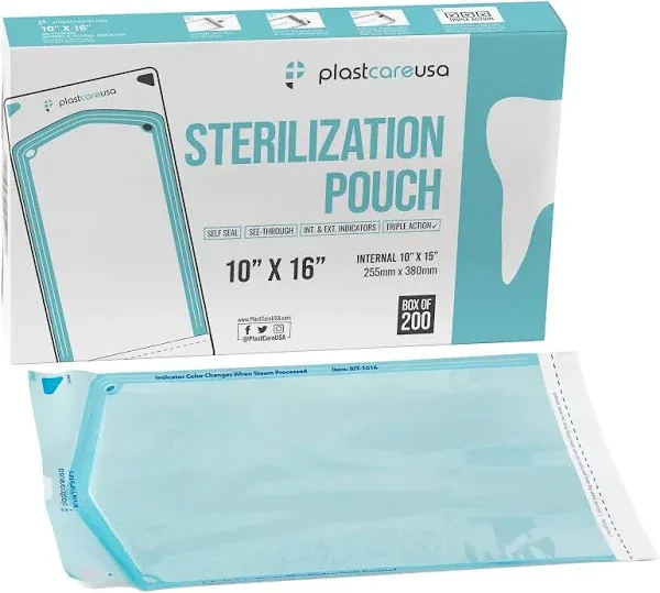 200 Large Sterilization Pouches