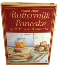 Trader Joe's Buttermilk Pancake & All Purpose Baking Mix 32 oz (Pack of 3)