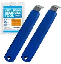 Impresa 2 Pack Vinyl Siding Removal Tool for Installation and Repair, Extra Long Non-Slip Grip Handle, Easy Removal of Vinyl Sidings Without