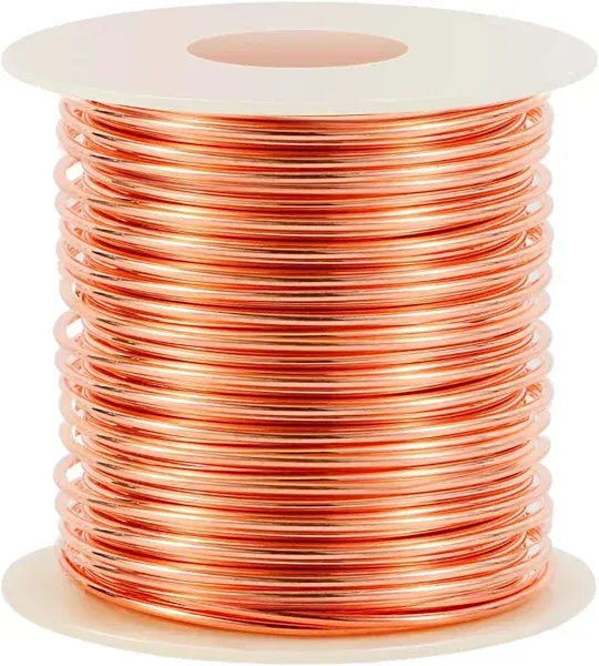 Multi-Purpose Copper Wire - 16 Gauge/ 127 Feet - 1 Pound Spool - Affordable