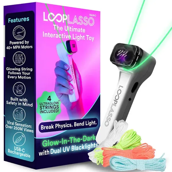 Loop Lasso® Nano - The Original Glow-in-The-Da<wbr/>rk String Shooter Toy