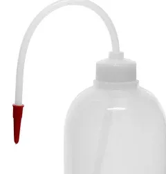 Eisco 1000ml Economy Wash Bottle Polyethylene - Flexible Delivery Tube CH0180D