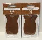 Scentsy 2pk Weathered Leather Car Bar Air Freshener by Scentsy