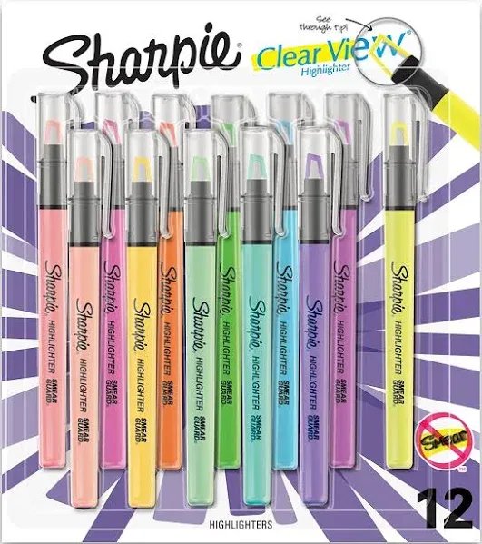 Sharpie Clear View Highlighter Purple