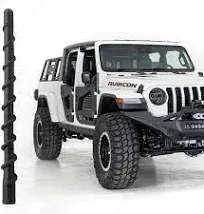 Short Antenna for 2007-2024 Jeep Wrangler Gladiator JK JL JT JKU JLU Sahara Rubicon Sport 4xe Willys Mojave, 7 Inch Jeep Replacement Antenna Jeep Wrangler Gladiator Accessories