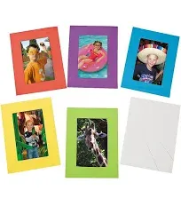 Bright Picture Frames, Kids&#039; Craft Supplies, Father&#039;s Day, DIY, 12 Pieces