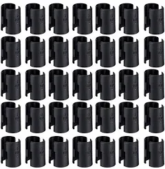 50-Packs Wire Shelf Clips,Wire Shelving Shelf Lock Clips for 1″ Post- Shelving S