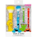 Wet N Wild Sesame Street Sesame Street 4-Piece Makeup Brush Set