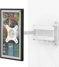 Wall Mount for Echo Show 15 (1st, 2nd Gen), and Monitors 13"-27", with 15 Inch Extension Arm, Full Motion Adjustable - Easy to Rotate, Swivel, Tilt and Fold, Echo Show 15 Wall Mounting Bracket