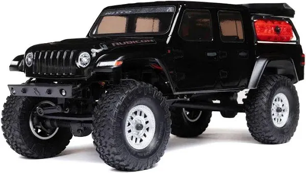 NEW Axial 1/24 SCX24 Jeep JT Gladiator 4WD Rock Crawler Brushed RTR Blk