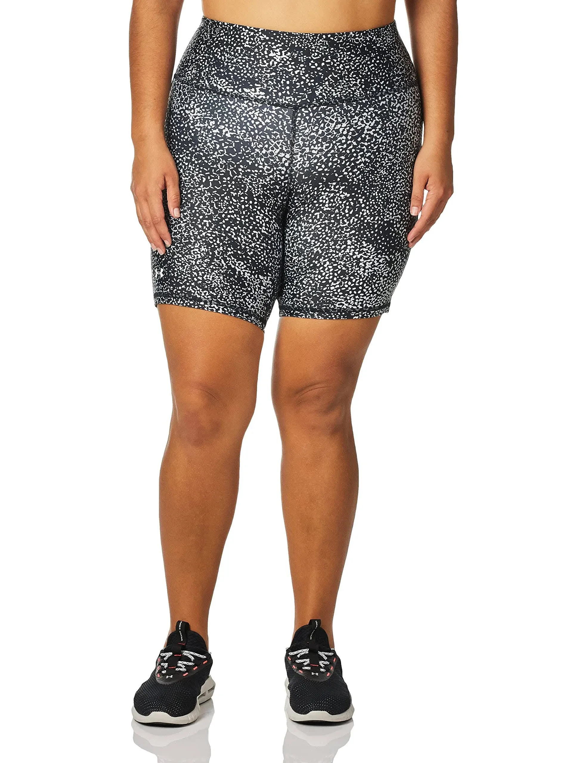 NWT Under Armour High-Rise Compression Bike Short Heatgear Women's Size Large