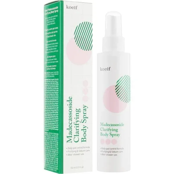 Koelf Madecassoside Clarifying Body Spray Mist (150ml 5.07 fl.oz)