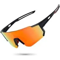 STORYCOAST Polarized Sports Sunglasses for Men Women,Driving Fishing Cycling Mountain Bike Sunglasses UV400 Protection