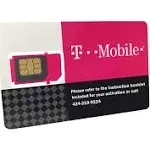 T-Mobile Prepaid Sim Card Unlimited Talk, Text, and Data for 30 Days (FOR Use in United States)