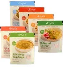 Divya's One pot Meal Variety Pack Bundle Ayurvedic Meals with Grains