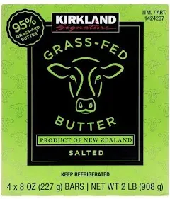 Kirkland Grass-Fed Salted Butter