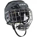 CCM Tacks 310 Combo Hockey Helmet (White)