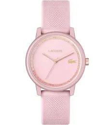 Women's Lacoste.12.12 Go 3 Hands Blush Silicone Watch