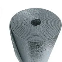 R-8 HVAC Duct Wrap Insulation Reflective 2 Sided Foam Core 4' x 25' (100 Sq Ft)