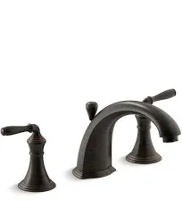 Kohler Devonshire Deck Mount Bath Faucet Trim w/ Diverter, Oil-Rubbed Bronze