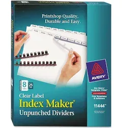 Avery Unpunched Index Maker w/ Tabs