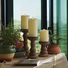 Luminara Flameless Candle Pillars Set of 3