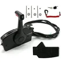 Side Mount Remote Control Box for Outboard Engine With 8Pin 15Ft Harness Mercury 881170A15