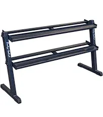 Body- Solid GDR60 2 Tier Horizontal Dumbbell Rack