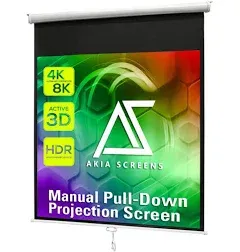 Akia Screens 125 inch Projector Screen