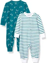 Hanes Baby Boys' Ultimate Baby Flexy 2 Pack Sleep and Play Suits