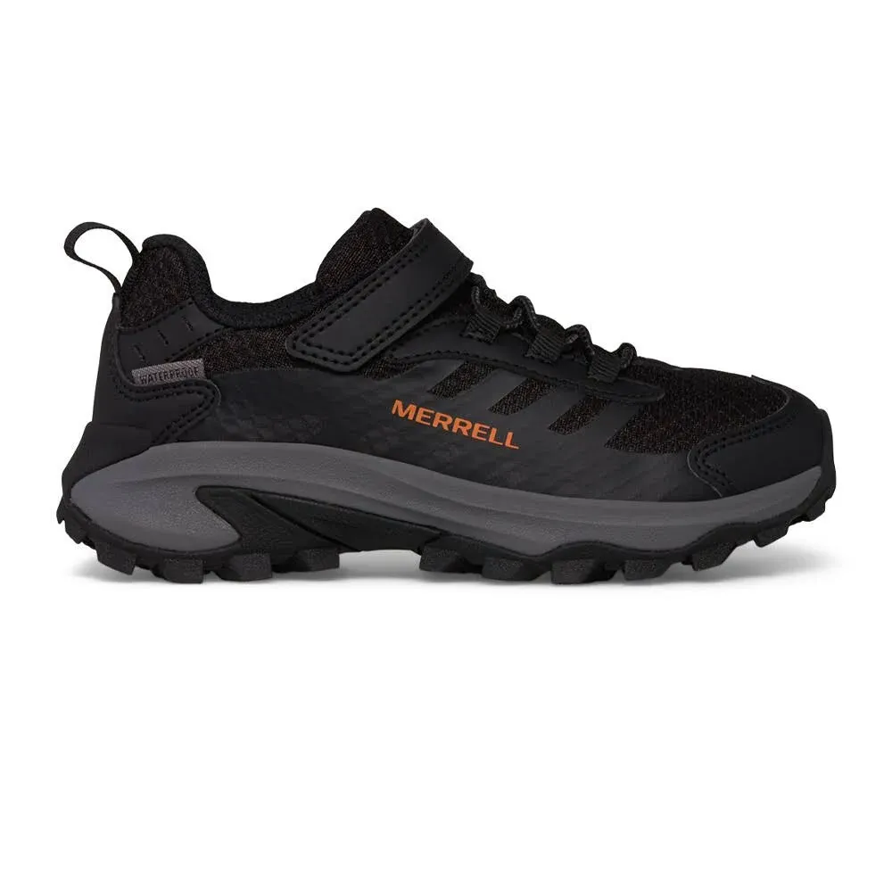 Merrell Kid's Moab Speed 2 Low A/C Waterproof, Size: 2, Black