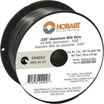 Hobart MIG Welding Wire — ER4043 Aluminum, .035in., 1-Lb. Spool, Model#