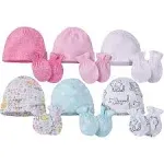 Onesies Brand Unisex Baby 12-piece Cap and Mitten Set