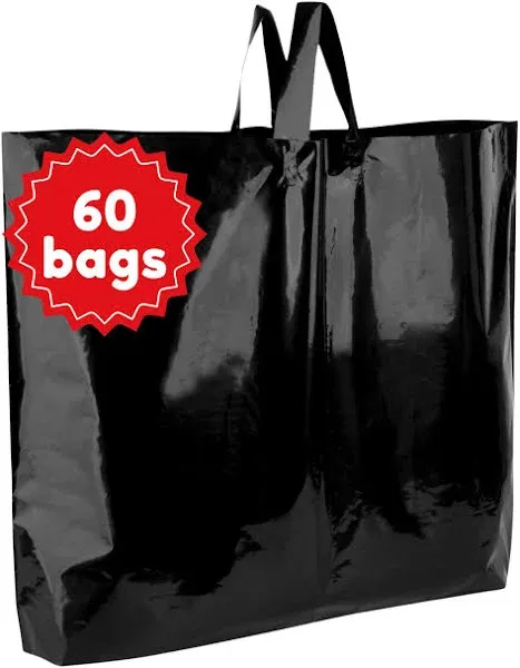 Camtoms Large Plastic Shopping Bags