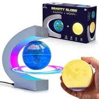 USA Toyz Gravity Globe Earth, Moon Balls, and C Frame Set