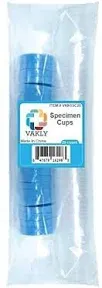 Vakly Specimen Cups with Screw On Lids, 4 oz, 25 Pack