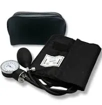 HCS Blood Pressure Cuff, Manual - Adult Aneroid Sphygmomanometer - Medical, Home, Elderly Care - BP Cuff Manual - Blood Pressure Cuff Arm Monitor w/Carrying Case