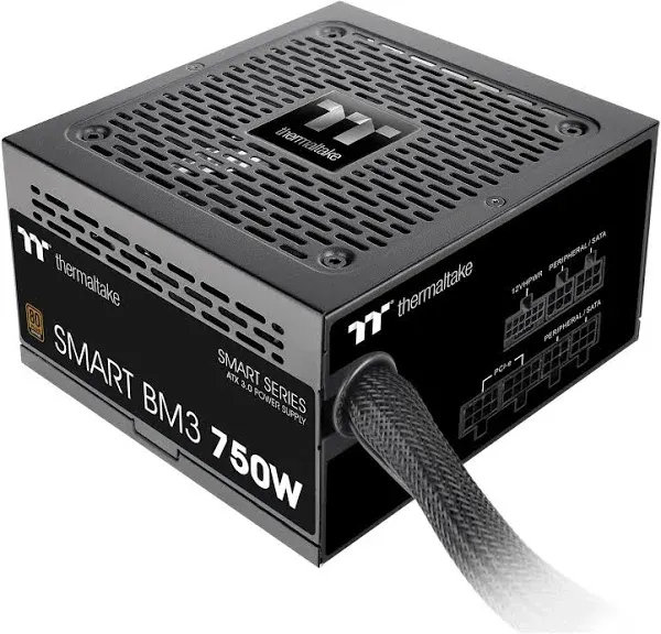 Thermaltake Smart BM3 750W 80Plus Bronze ATX 3.0 &amp; PCIE 5.0 Semi-Modular PSU