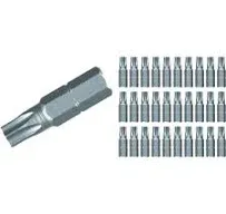 Wiha 72576 Torx Contractor Insert Bit T15 x 25mm 30 Pack