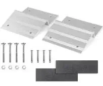 MaxxHaul 50946 Aluminum Ramp Top Kit - Designed for 2"x8" Boards for Car, Trucks, Trailer, Driveway, Shed, Lawn Mower