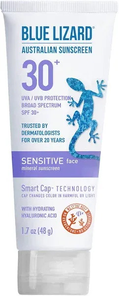 Blue Lizard Sensitive Face Mineral Sunscreen