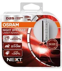 XENARC NIGHT BREAKER LASER D2S 66240XN2-2HB Xenon Bulb OSRAM