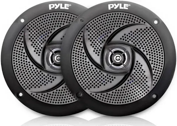 Pyle PLMRS5B Waterproof Low Profile Marine Speakers