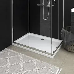 VidaXL Rectangular ABS Shower Base Tray